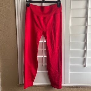Pink Active red leggings